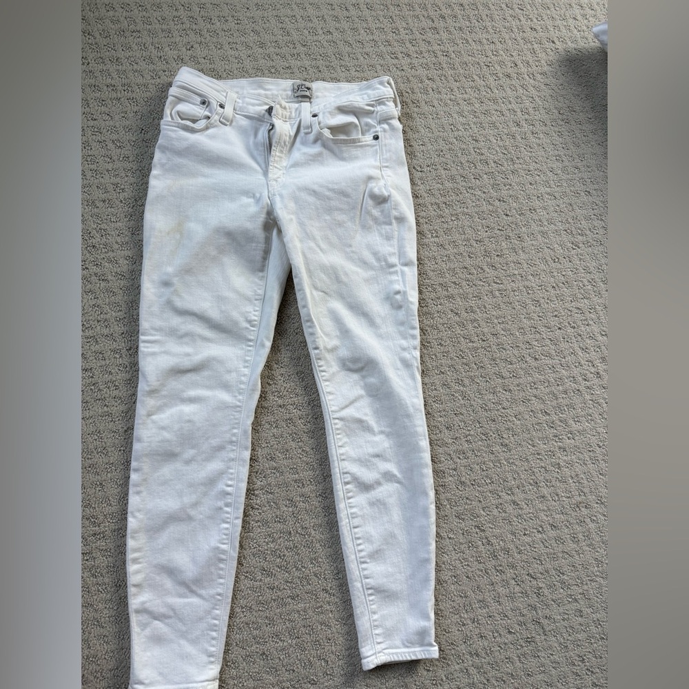 J. Crew White Skinny Jeans Classic Style